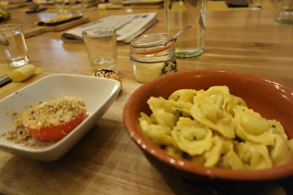 Au restaurant Sfoglia Rina, Bologne