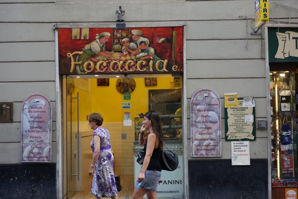 gênes foccacia