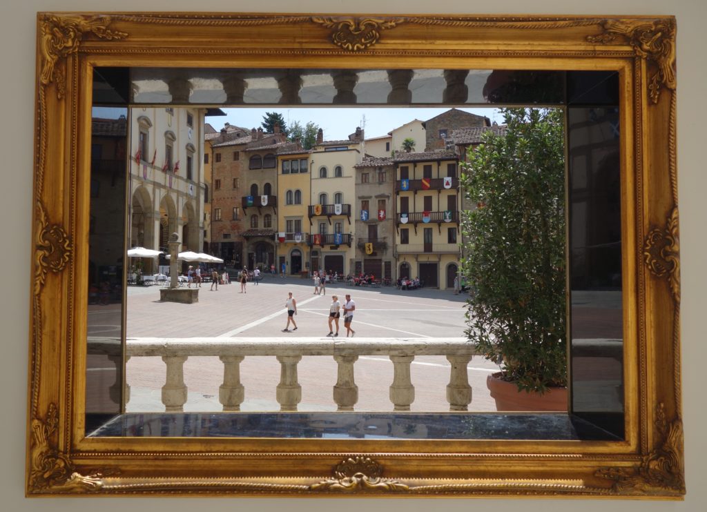 La ville d'Arezzo en Toscane